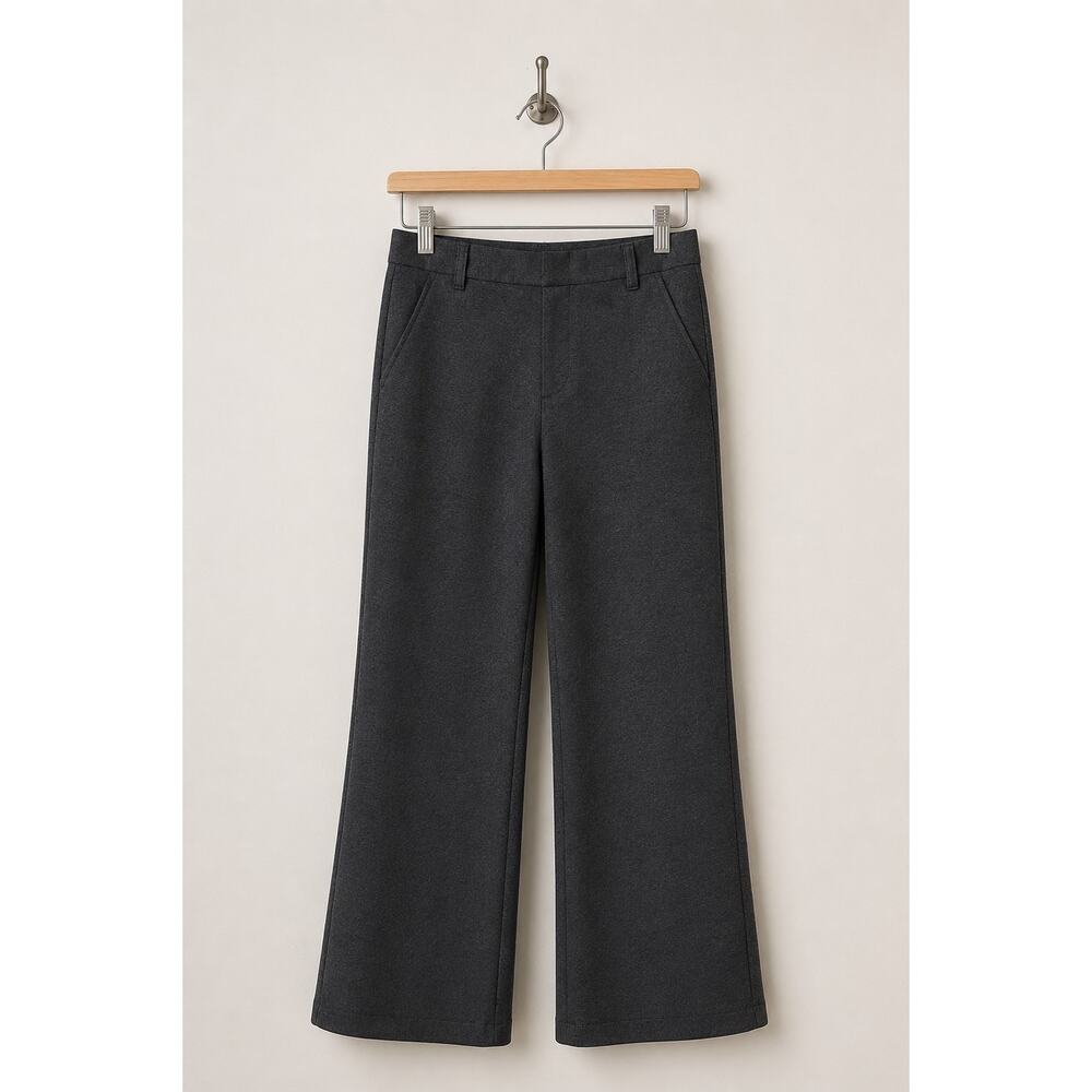 Quince Charcoal Gray Wide Leg Tailored Trousers – Size Small - Picture 2 of 7